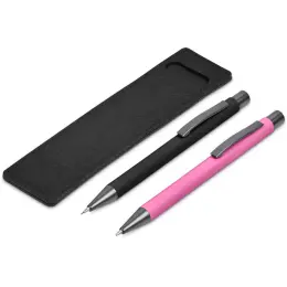 Oberlin Ball Pen & Pencil Set Pink